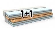 Tvrdé partnerské matrace 1+1 VALERY 200 x 80 cm (2ks)