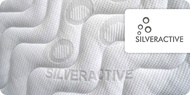 Detail potahu se stříbrem Silveractive pro tvrdé matrace 1+1 VALERY 200 x 90 cm