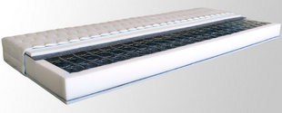 Středně tuhá pružinová matrace PAOLA 190 x 85 cm 